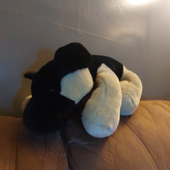 VTG 12" Commonwealth German Shepherd Puppy Dog Plush Stuffed Animal Black/Tan - Picture 2 of 11